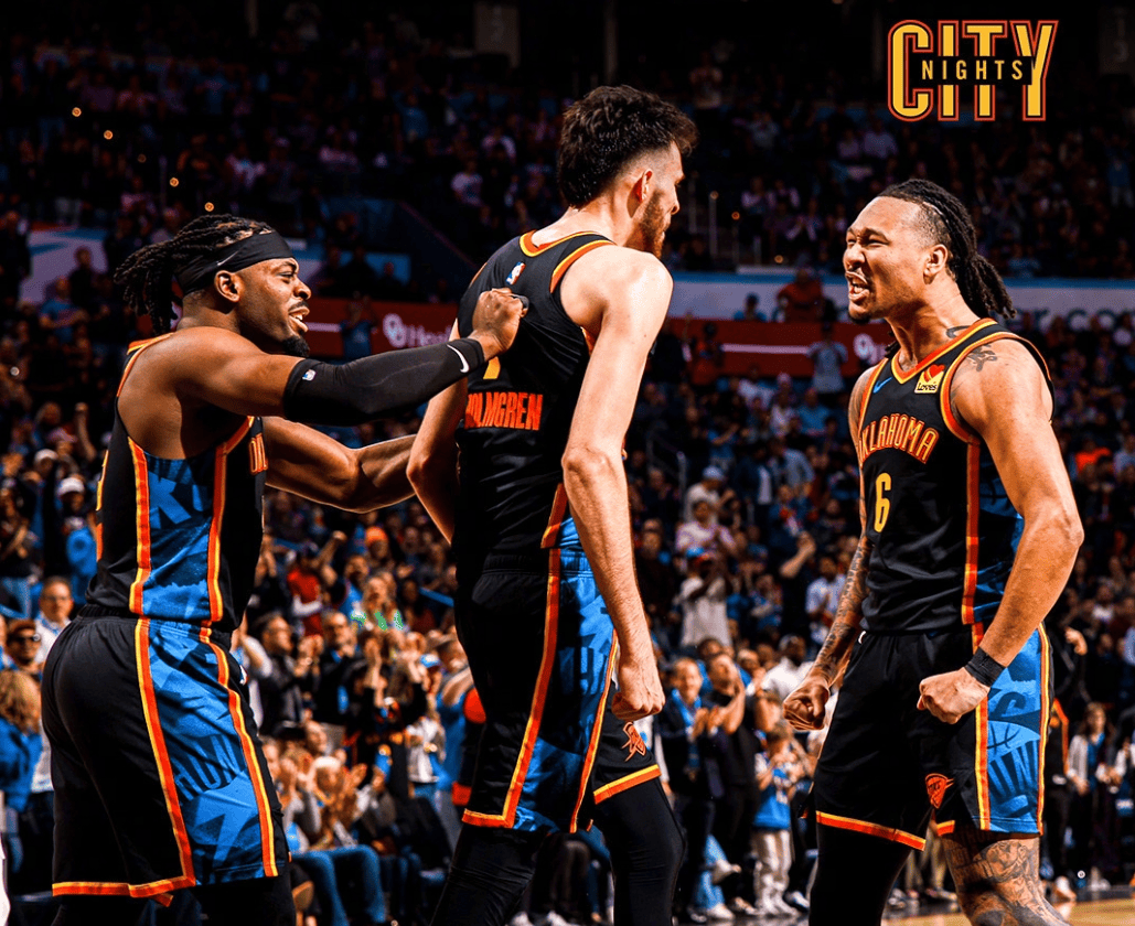 雷霆客场大胜魔术，雄起